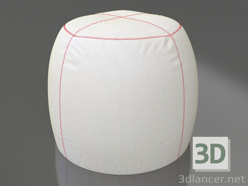 modèle 3D Pouf boule - preview