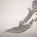 3d Darkness sword/Меч тьмы модель купить - ракурс