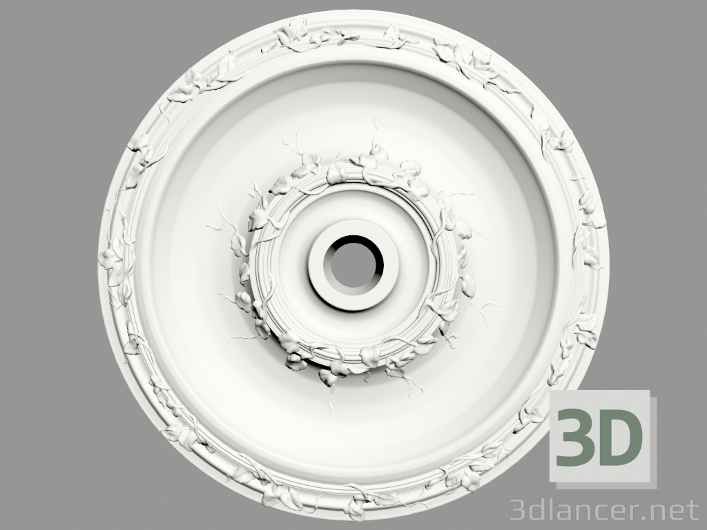 3D modeli Tavan çıkışı (P142) - önizleme