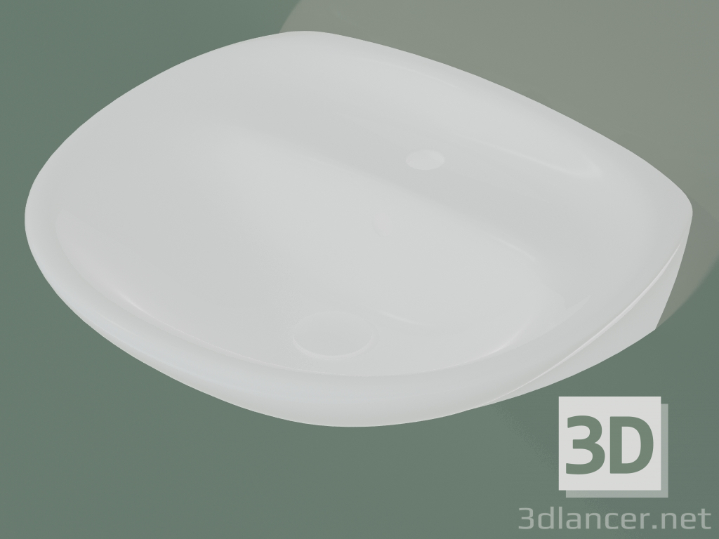 3d model Bathroom sink Estetic 410360 (410360S0, 60 cm) - preview