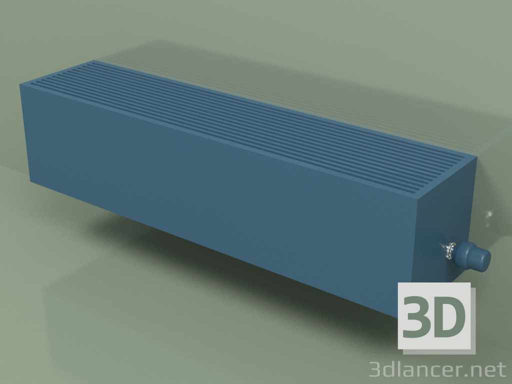 3D modeli Konvektör - Aura Slim Basic (240x1000x230, RAL 5001) - önizleme
