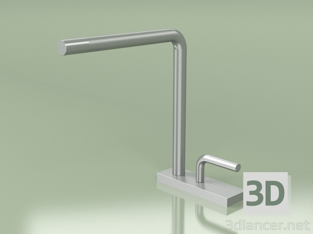 modèle 3D Mélangeur de cuisine avec cartouche progressive et aérateur économiseur d'eau (408, AS) - preview