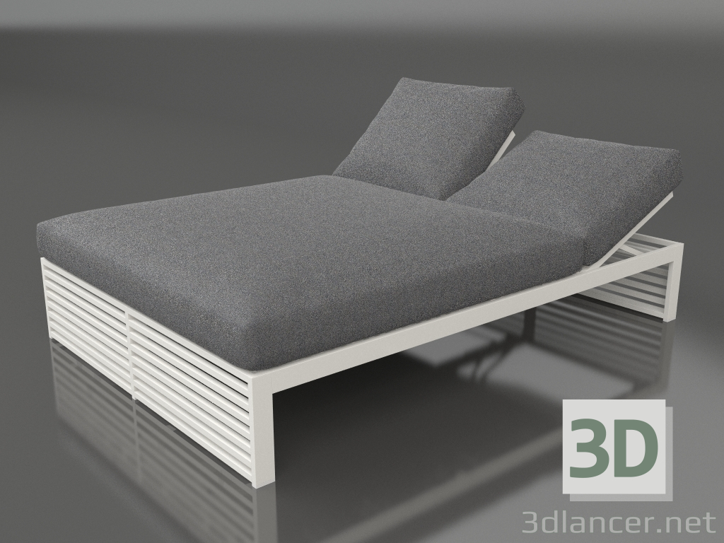3 डी मॉडल आराम के लिए बिस्तर 140 (एगेट ग्रे) - पूर्वावलोकन