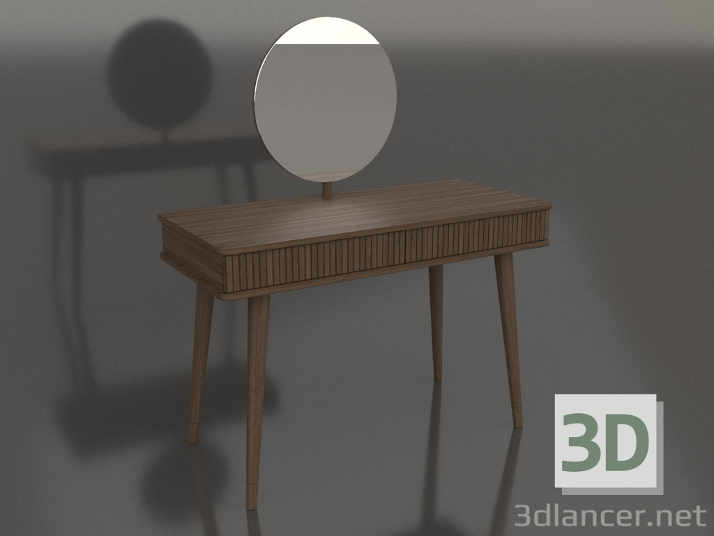 3D modeli Tuvalet masası MISS 1100x500 mm (açık dişbudak ceviz) - önizleme