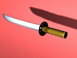 weapon-steel katana samurai sword
