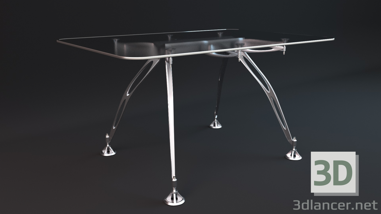 3d модель Футуристический столик – превью