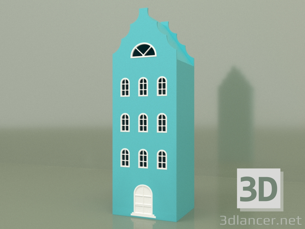 3D modeli Gardırop ev XL-9 (Aqua) - önizleme
