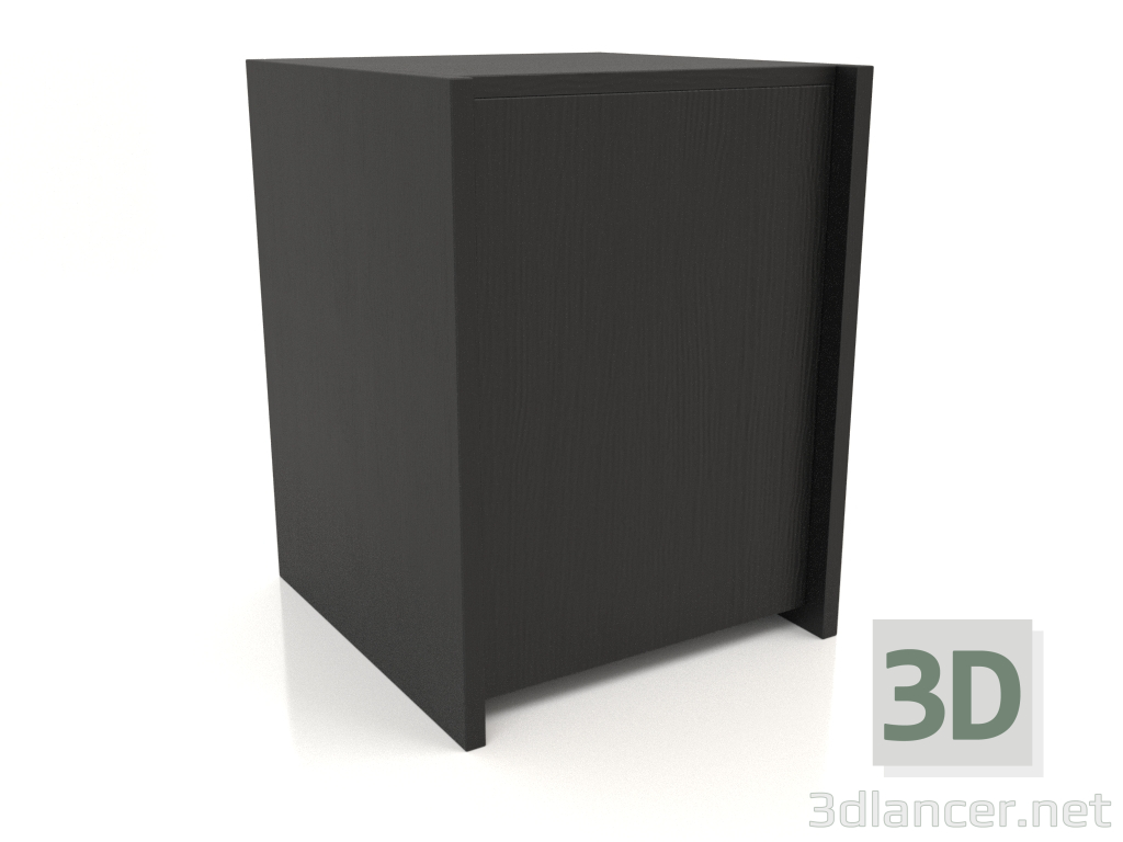 3 डी मॉडल कैबिनेट एसटी 07 (392х409х516, लकड़ी काला) - पूर्वावलोकन