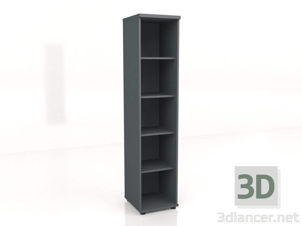 3D Modell Bücherregal Standard A5902 (402x432x1833) - Vorschau