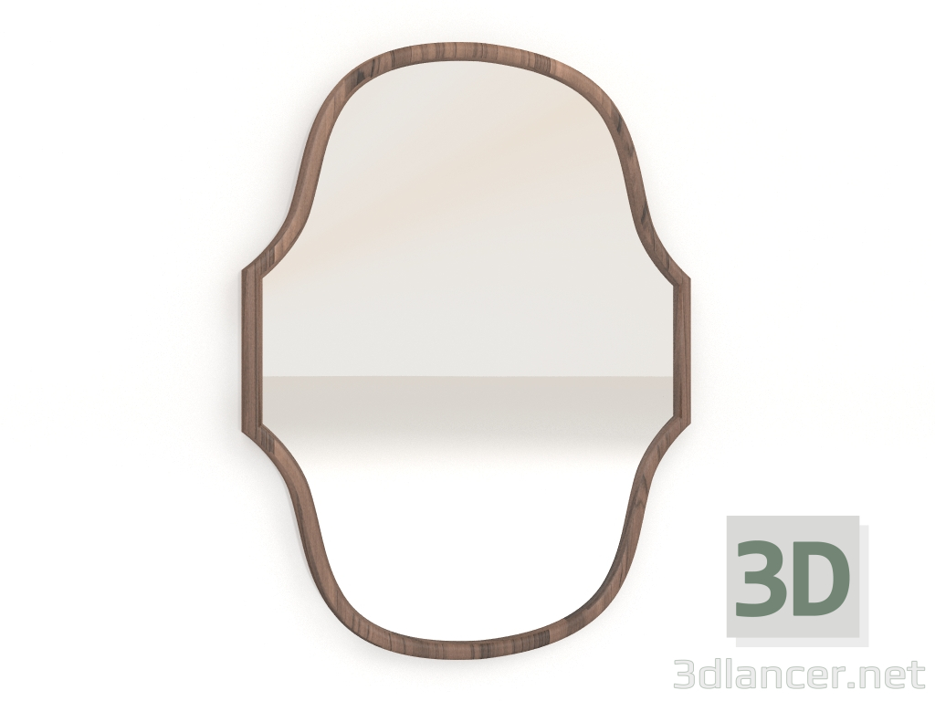 Modelo 3d rosto espelho - preview