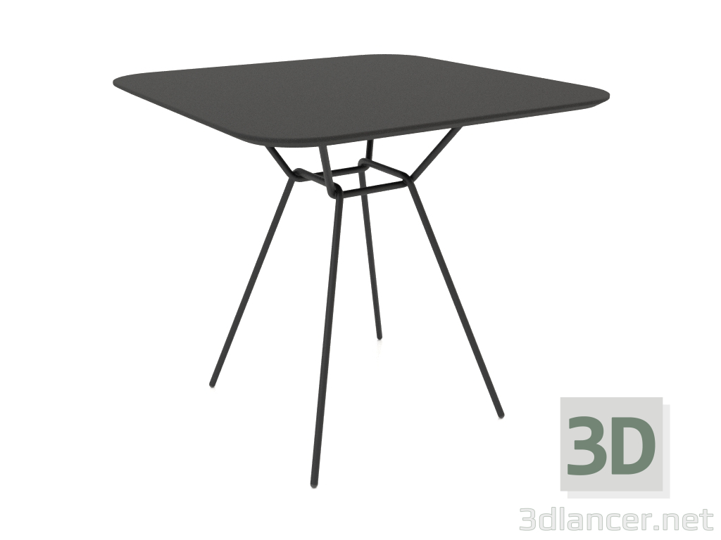 3 डी मॉडल डाइनिंग टेबल 80x80 - पूर्वावलोकन