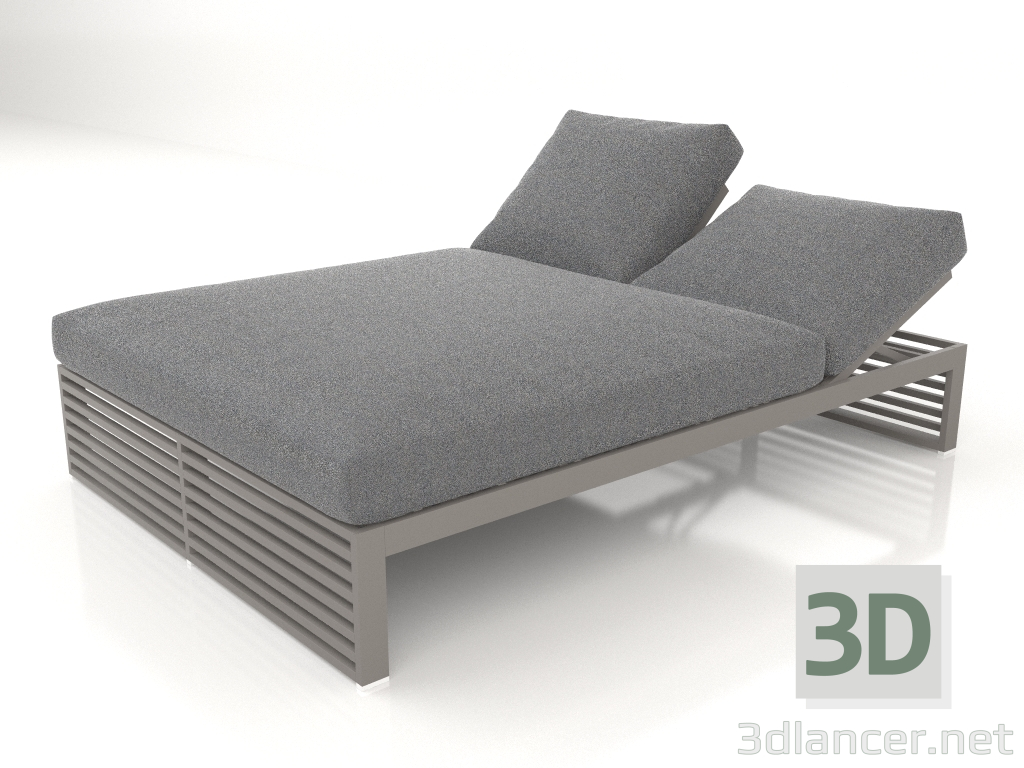3D modeli Dinlenme yatağı 140 (Kuvars grisi) - önizleme