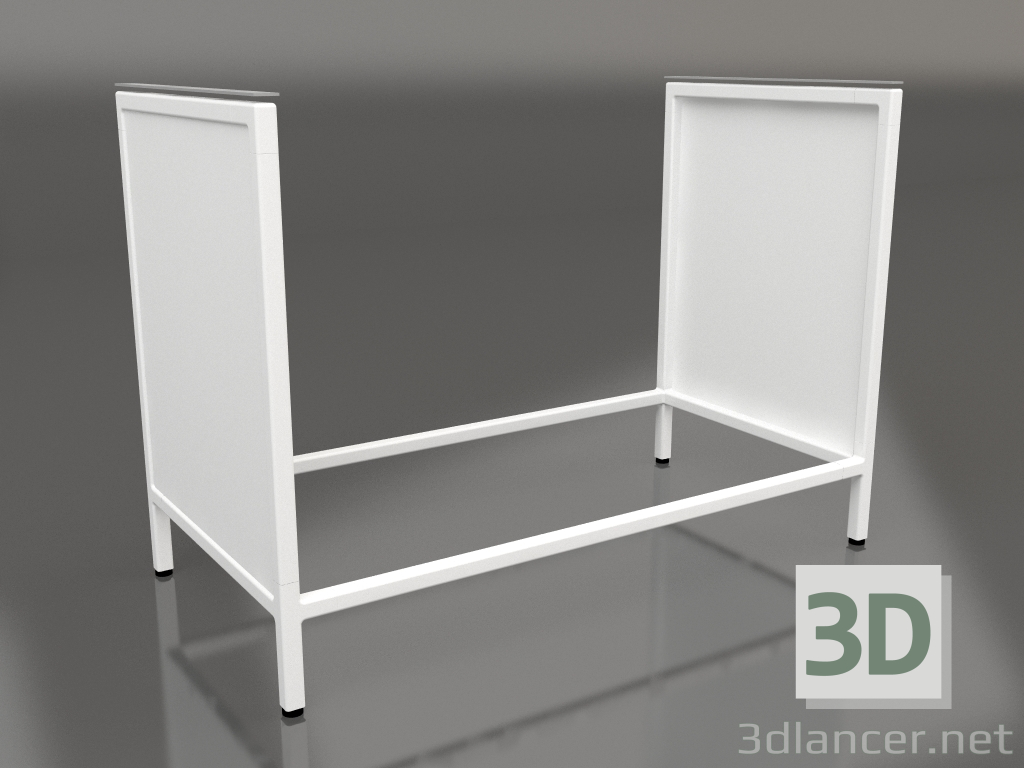 3D modeli 60 çerçeve 2'de Island V1 (duvar) (beyaz) - önizleme