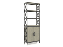 Rack avec portes (1 section)