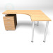 3d model Mesa angular de 750-1500-1300 - vista previa