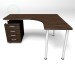 Modelo 3d Mesa angular 750-1500-1300 - preview