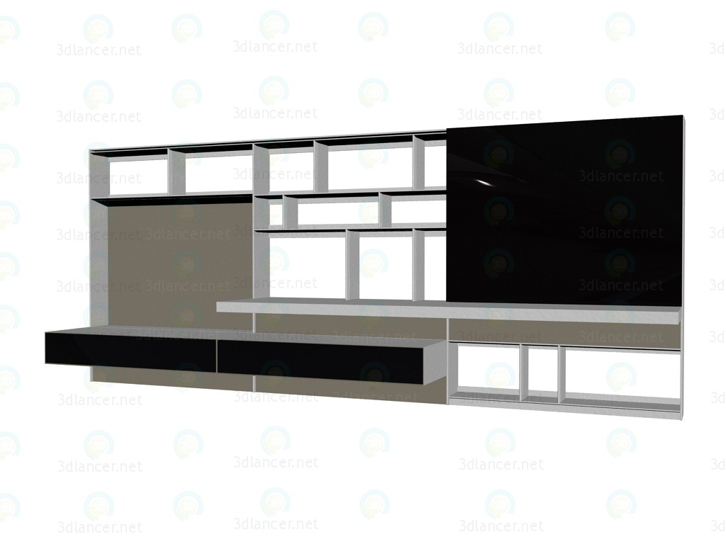 modèle 3D Système de meubles (rack) FC0912 - preview