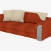 modèle 3D Sofa Triple Memphis - preview