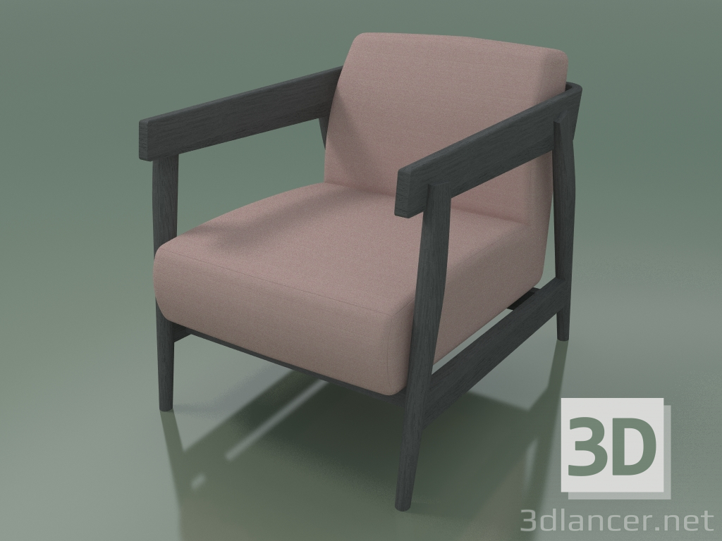3d model Armchair (305, Gray) - preview