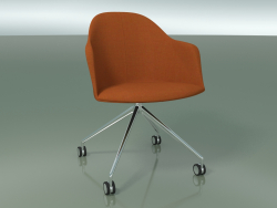 Chair 2234 (4 castors, CRO, with padding)