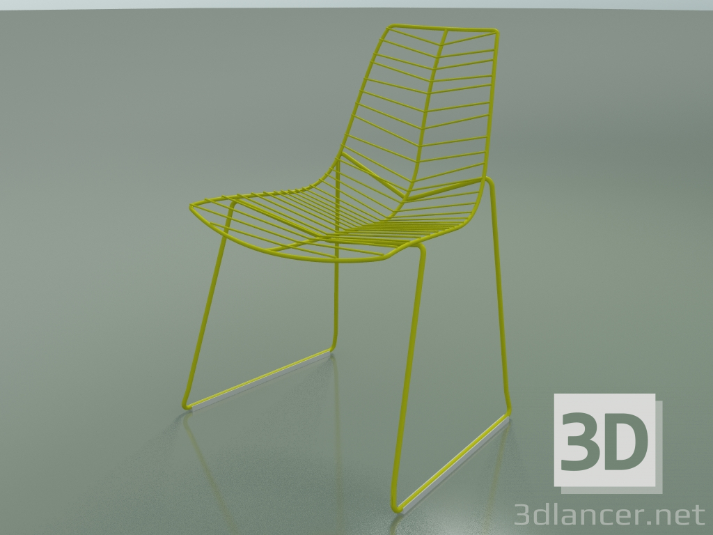 3D modeli 1801 sokak sandalyesi (kızakta, istiflenebilir, V37) - önizleme