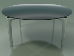 Стіл круглий 6707 (H 36,5 - Ø84 cm, Smoked glass, LU1)