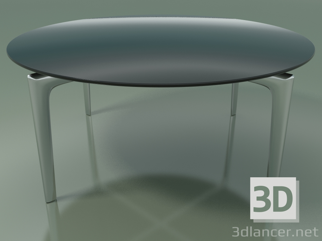 modello 3D Tavolo rotondo 6707 (H 36.5 - Ø84 cm, vetro fumé, LU1) - anteprima