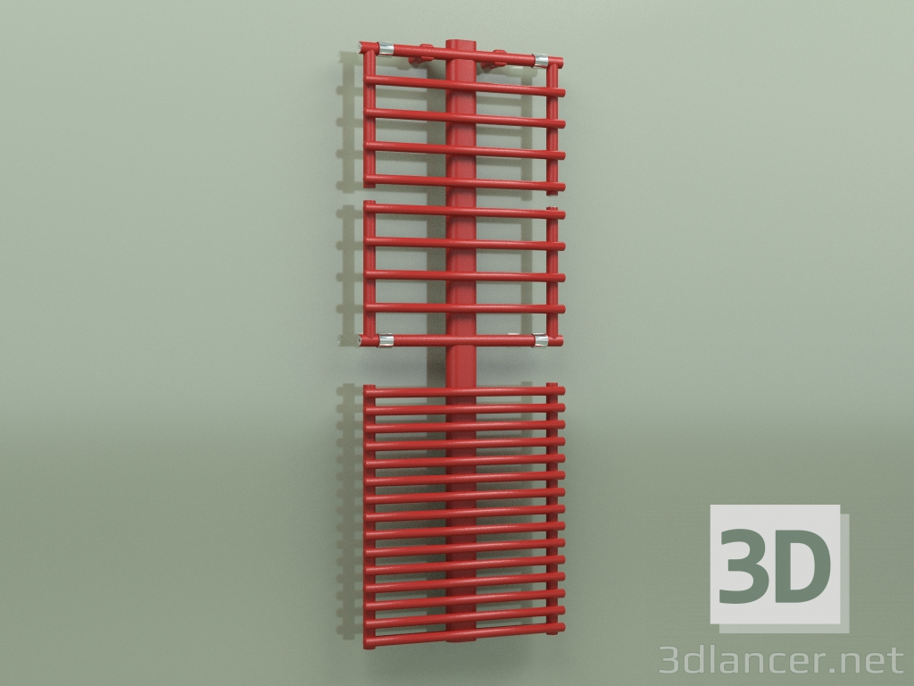 3d model Towel rail GETUP (1499, Red - RAL 3000) - preview
