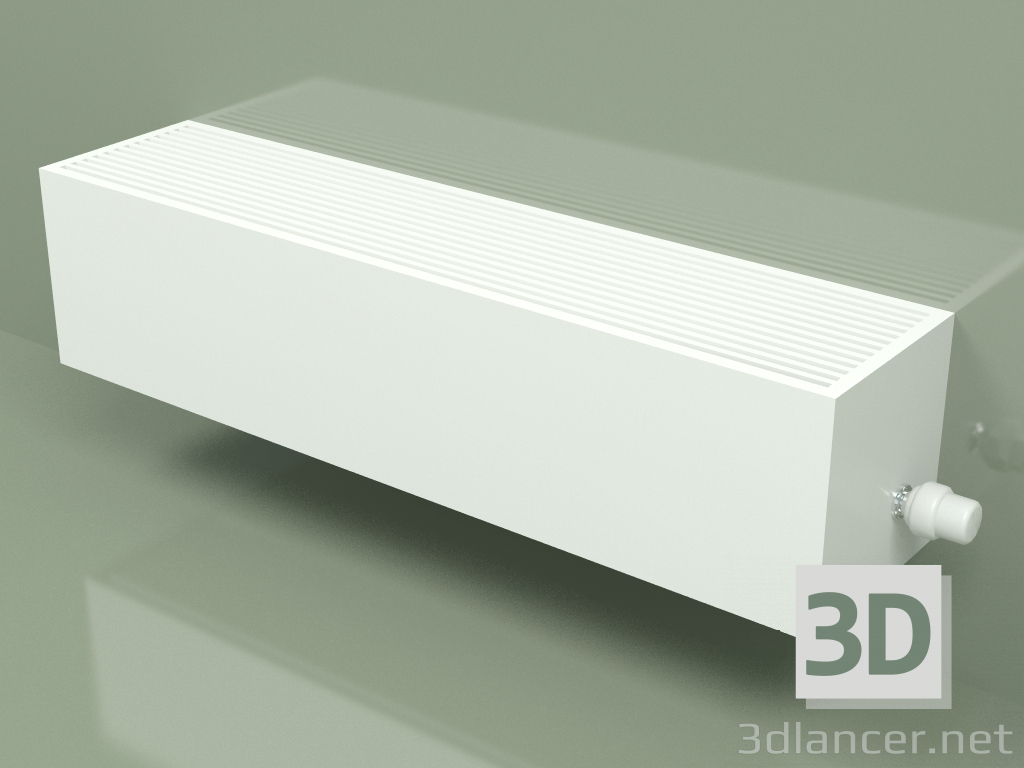 3D modeli Konvektör - Aura Slim Basic (240x1000x230, RAL 9016) - önizleme