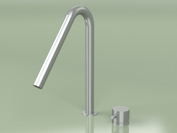 Kitchen sink mixer with external mixer and swivel spout (410, AS)