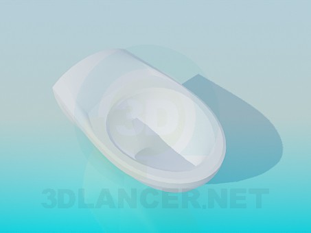 modelo 3D Taza del inodoro - escuchar modelo 3D Taza del inodoro - escuchar