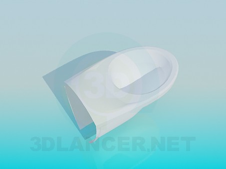 modelo 3D Taza del inodoro - escuchar modelo 3D Taza del inodoro - escuchar