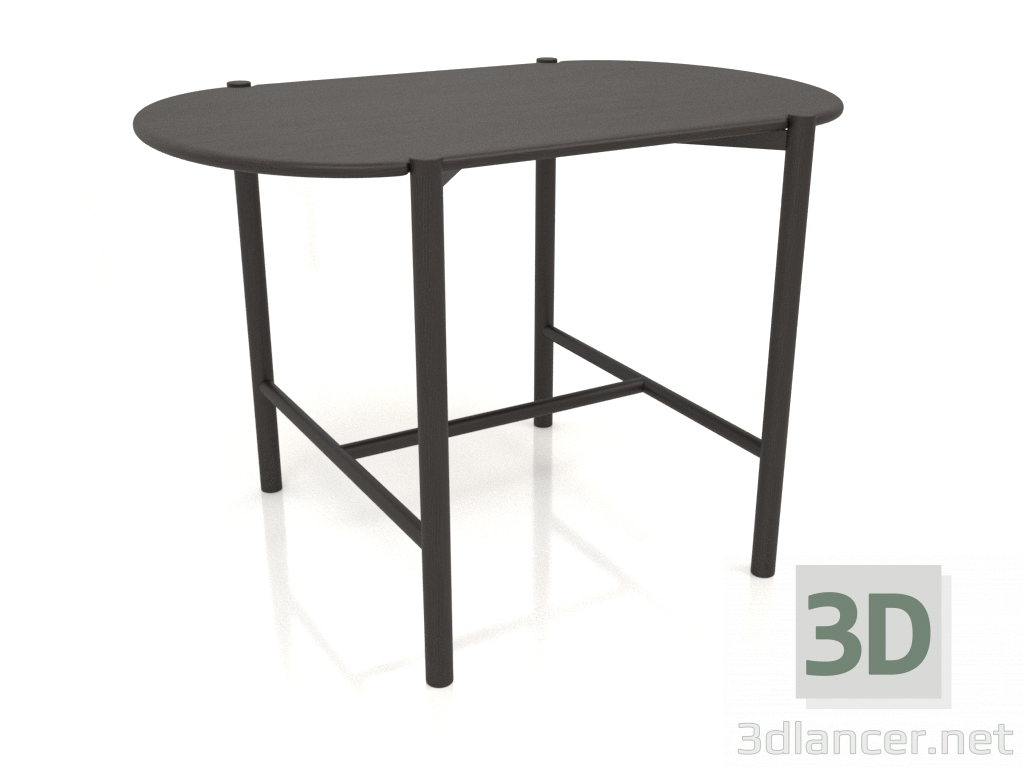 modèle 3D Table à manger DT 08 (1100x740x754, bois brun foncé) - preview