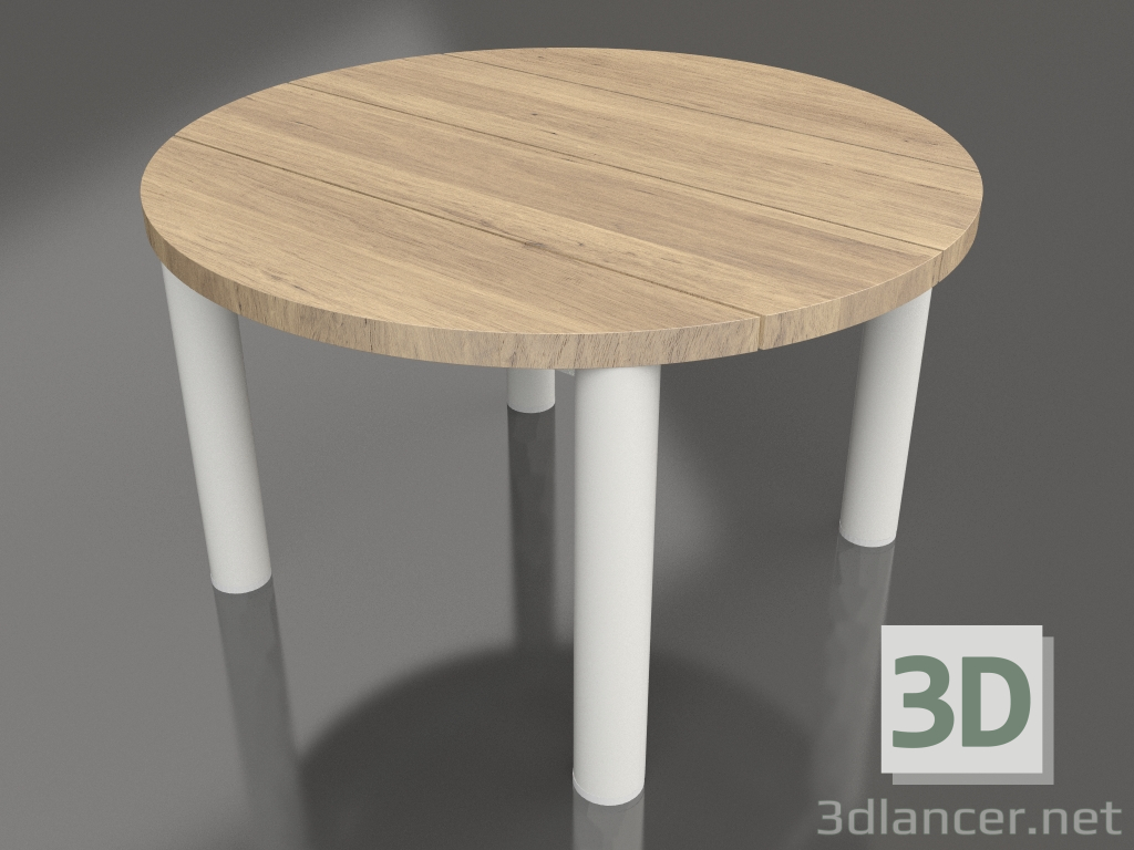 modèle 3D Table basse D 60 (Gris agate, bois Iroko) - preview