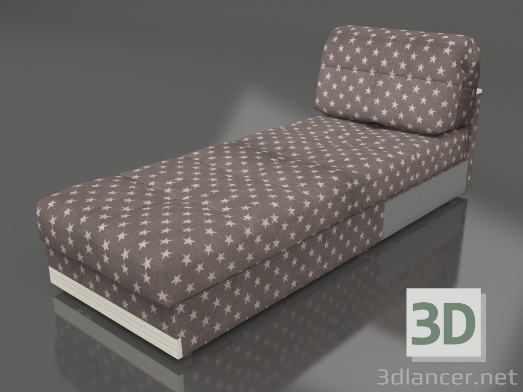 3d model Módulo de sofá Jacqueline 2 (marrón) - vista previa