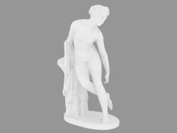 Escultura em mármore Eurydice morrendo