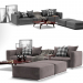 Shangai Sofa Poliform 3D modelo Compro - render