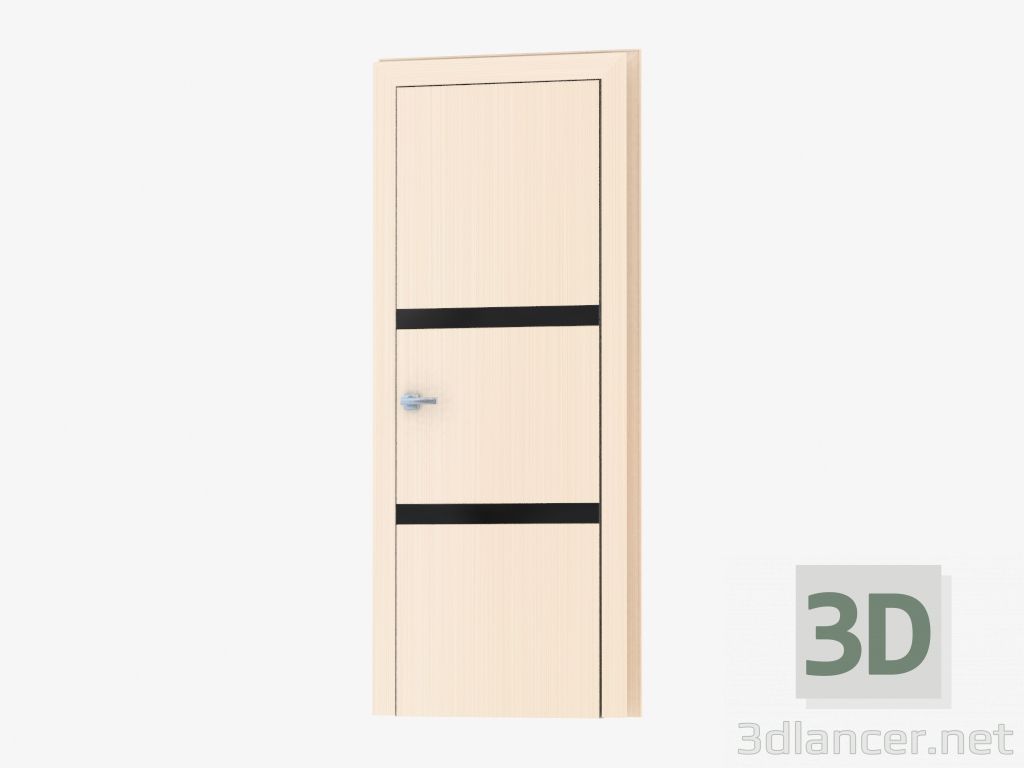 3d model Puerta de interroom (17.30 negro) - vista previa