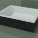 3D modeli Tezgah üstü lavabo (01R131301, Nero Assoluto M03, L 60, P 48, H 16 cm) - önizleme