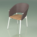 3D modeli Konforlu koltuk 022 (Metal Sütlü, Kahverengi) - önizleme