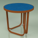 3d модель Столик приставной 008 (Metal Rust, Glazed Gres Sapphire) – превью