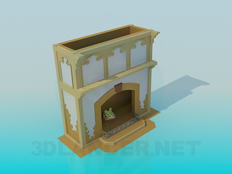 modelo 3D Chimenea pintada - escuchar modelo 3D Chimenea pintada - escuchar