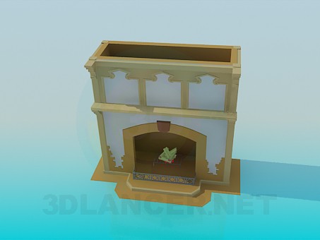 modelo 3D Chimenea pintada - escuchar modelo 3D Chimenea pintada - escuchar