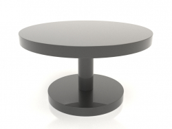 कॉफी टेबल जेटी 022 (डी = 700x400, काला प्लास्टिक रंग)