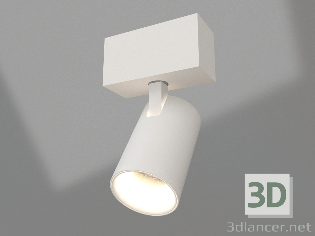 modèle 3D Lampe MAG-SPOT-45-R85-12W Warm3000 (WH, 36 degrés, 24V) - preview