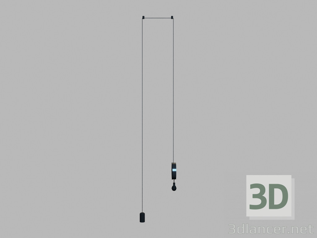 3d модель Подвесной светильник 0347 – превью