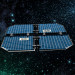 3d Сонячна батарея космічного корабля модель купити - зображення