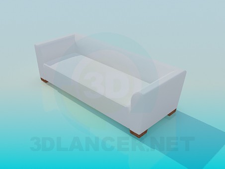 3d модель Диван – превью 3d модель Диван – превью