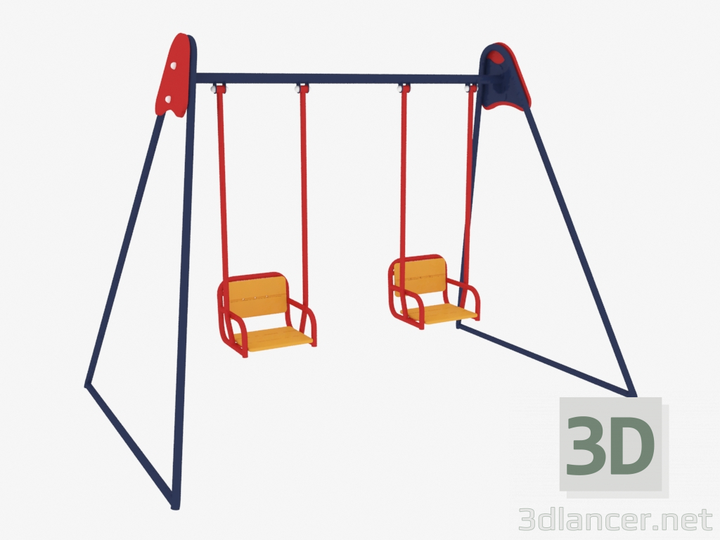modèle 3D Balançoire (6404) - preview