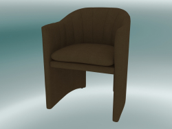 Yemek sandalyesi, ofis mokasen (SC24, H 79cm, 57x59cm, Kadife 7 Tarçın)